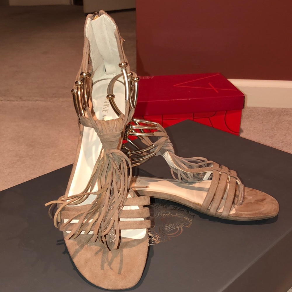 Nine West Brown Sandals